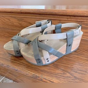 Bussola Formentera Cross Straps Wedge Sandals